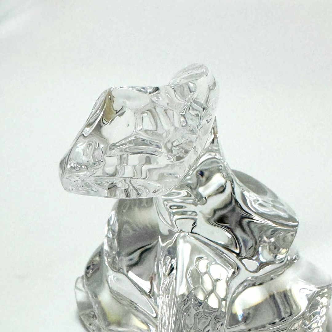 Baccarat - 【バカラ】動物 ヘビ 蛇 置物 インテリア☆美品