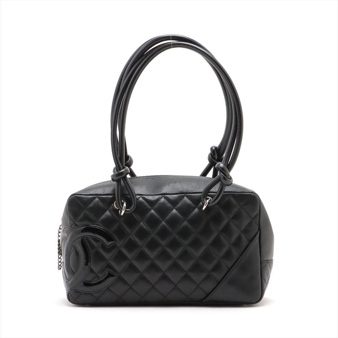 CHANEL - シャネル  ラムスキン  ブラック レディース ショルダーバッグ