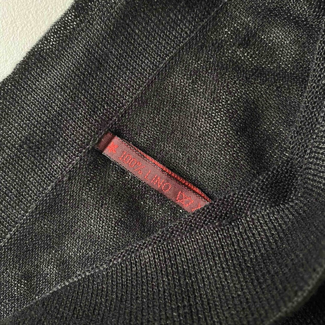 ダニエラグレジス リネン ニット トップス daniela gregis 黒 ダニエラグレジス リネン ニット トップス daniela gregis 黒