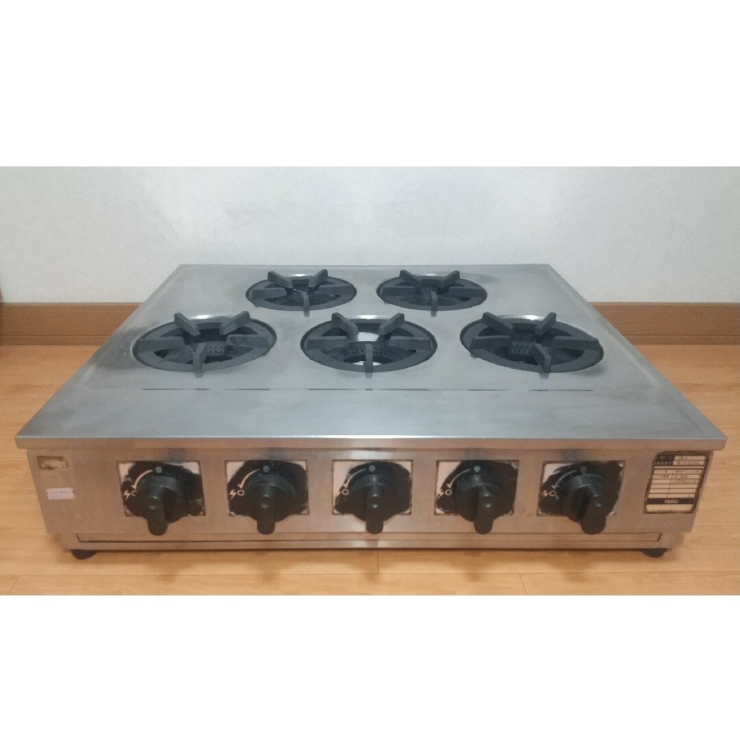 Rinnai - 【業務用】卓上 ガスコンロ ガステーブル タニコー 5口 Rinnai - 【業務用】卓上 ガスコンロ ガステーブル タニコー 5口