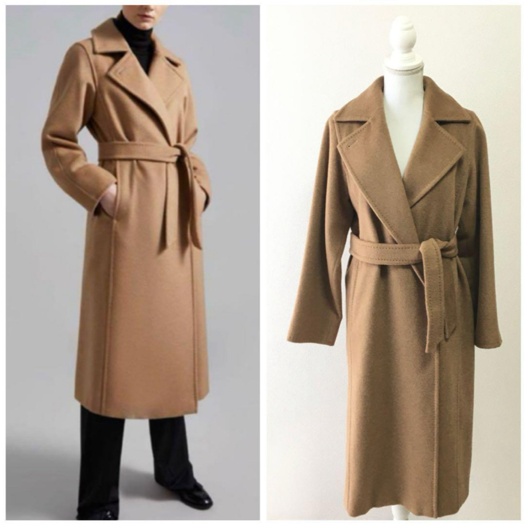 美品 MaxMara◇マックスマーラ 白タグ マニュエラ キャメル100 美品 MaxMara◇マックスマーラ 白タグ マニュエラ キャメル100