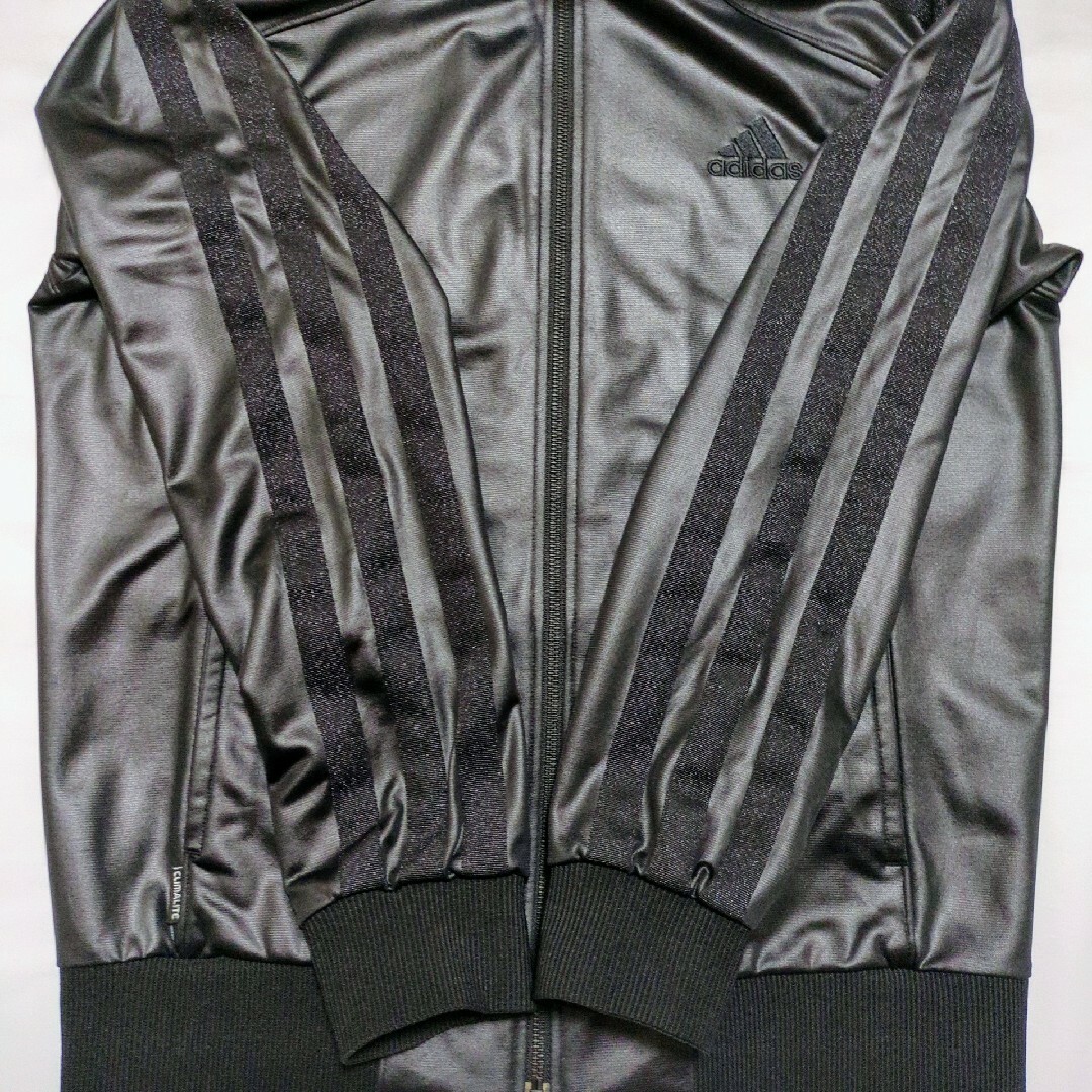 adidas - アディダス トラックジャケット レザー調 adidas - アディダス トラックジャケット レザー調