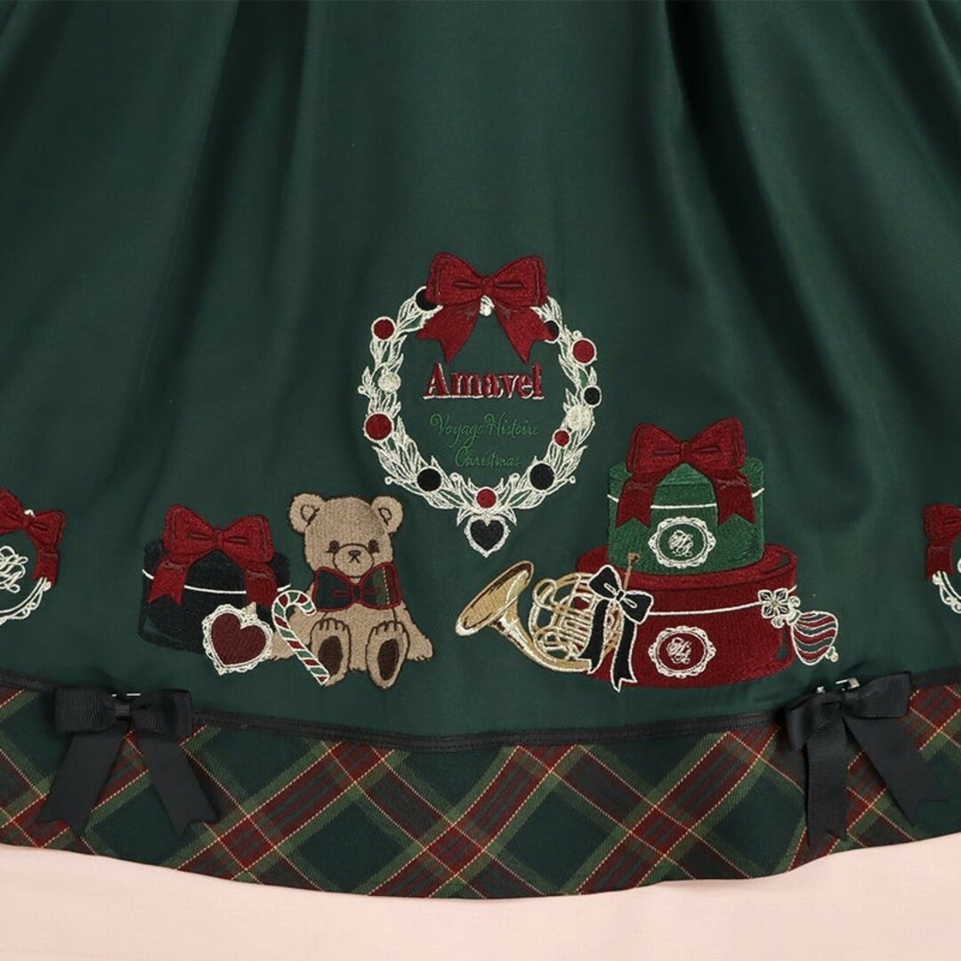 Amavel - Present Ribbon 3点セット グリーン Amavel アマベルの Amavel - Present Ribbon 3点セット グリーン Amavel アマベルの