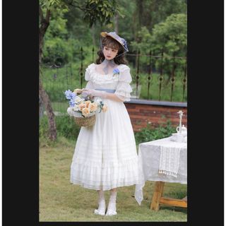 Victorian maiden(ワンピース ・ ホワイト/白色系)のフリマ Victorian maiden(ワンピース ・ ホワイト/白色系)のフリマ