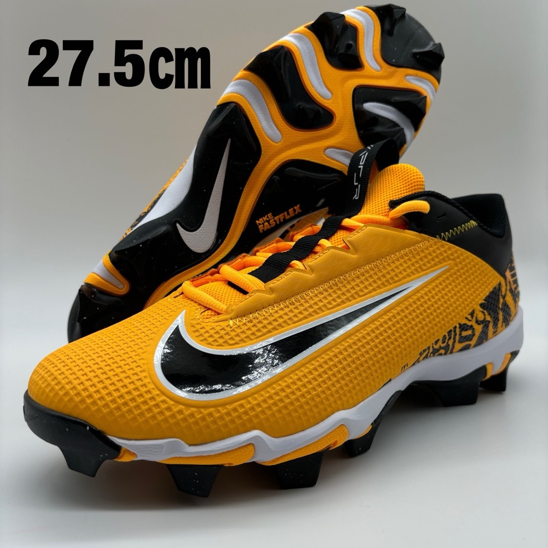 NIKE - NIKE 野球 スパイク 金具 レッド ホワイト 27.5㎝ ミドル NIKE - NIKE 野球 スパイク 金具 レッド ホワイト 27.5㎝ ミドル
