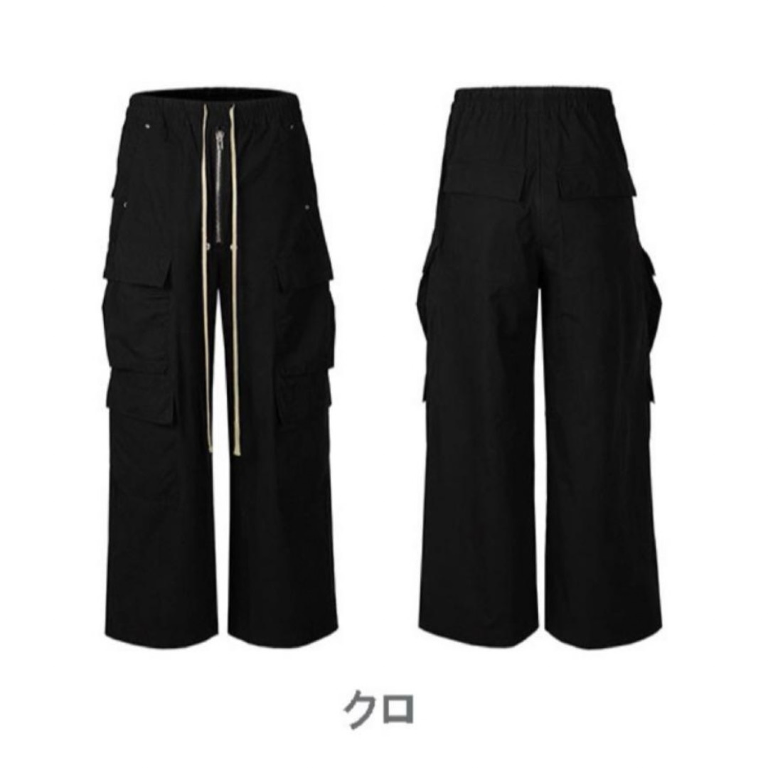 【定番】RickOwence カーゴパンツ 46 Rick Owens 【値下げ】RICK OWENS 24AW ワイド カーゴパンツ
