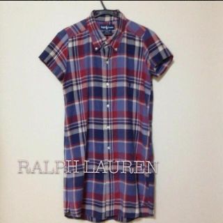 ラルフローレン(Ralph Lauren)のラルフローレン シャツワンピース(ミニワンピース)