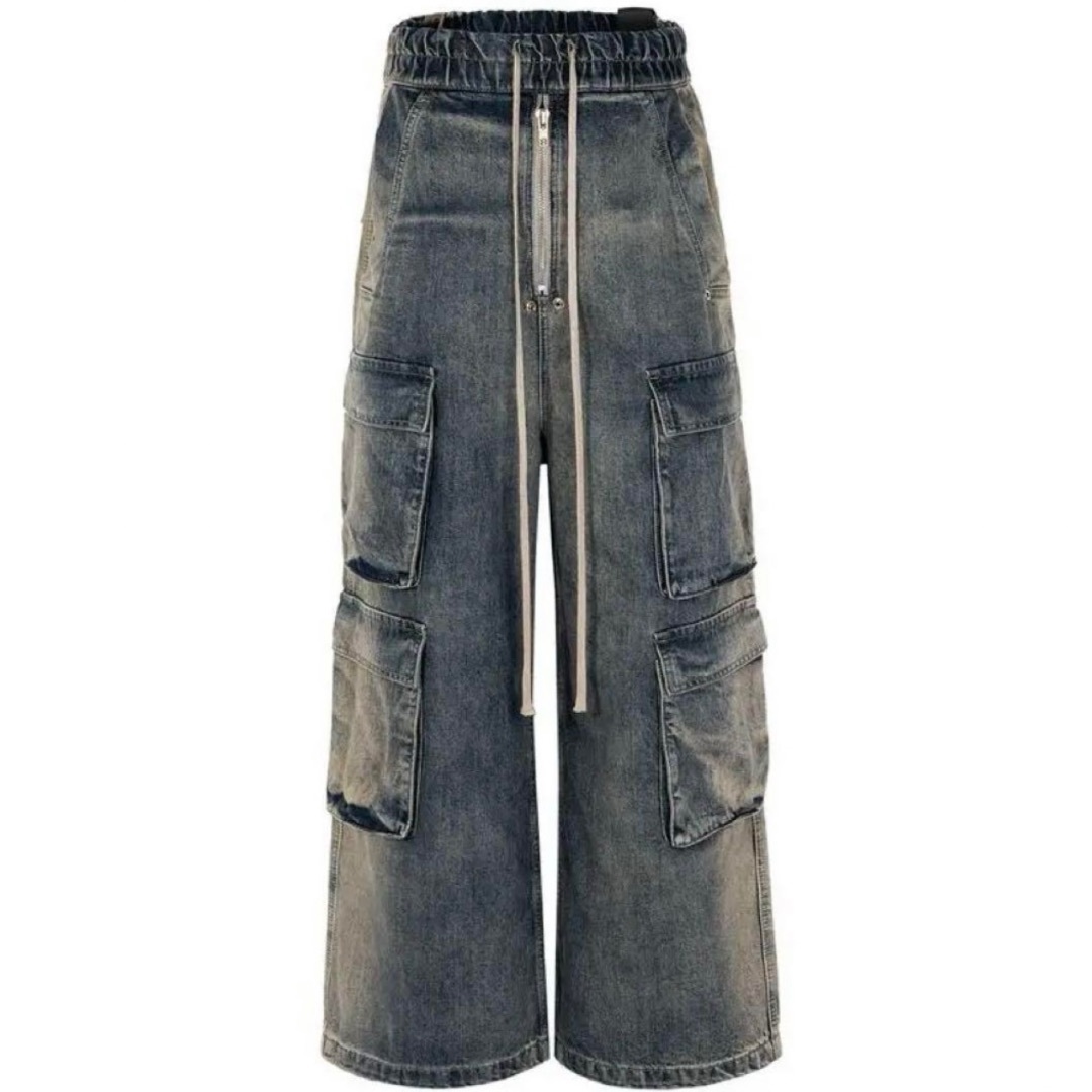 Rick Owens デニム カーゴパンツ RICK OWENS DRKSHDW - 【25AW】マストドンカット ストレッチ