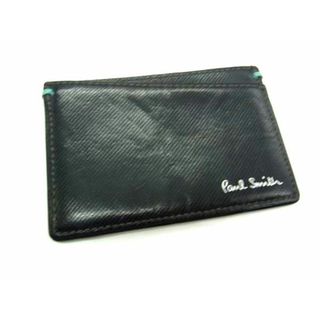 ポールスミス(Paul Smith)の■美品■ Paul Smith ポールスミス レザー カードケース カード入れ パスケース 定期入れ メンズ ブラック系 DE2919(その他)