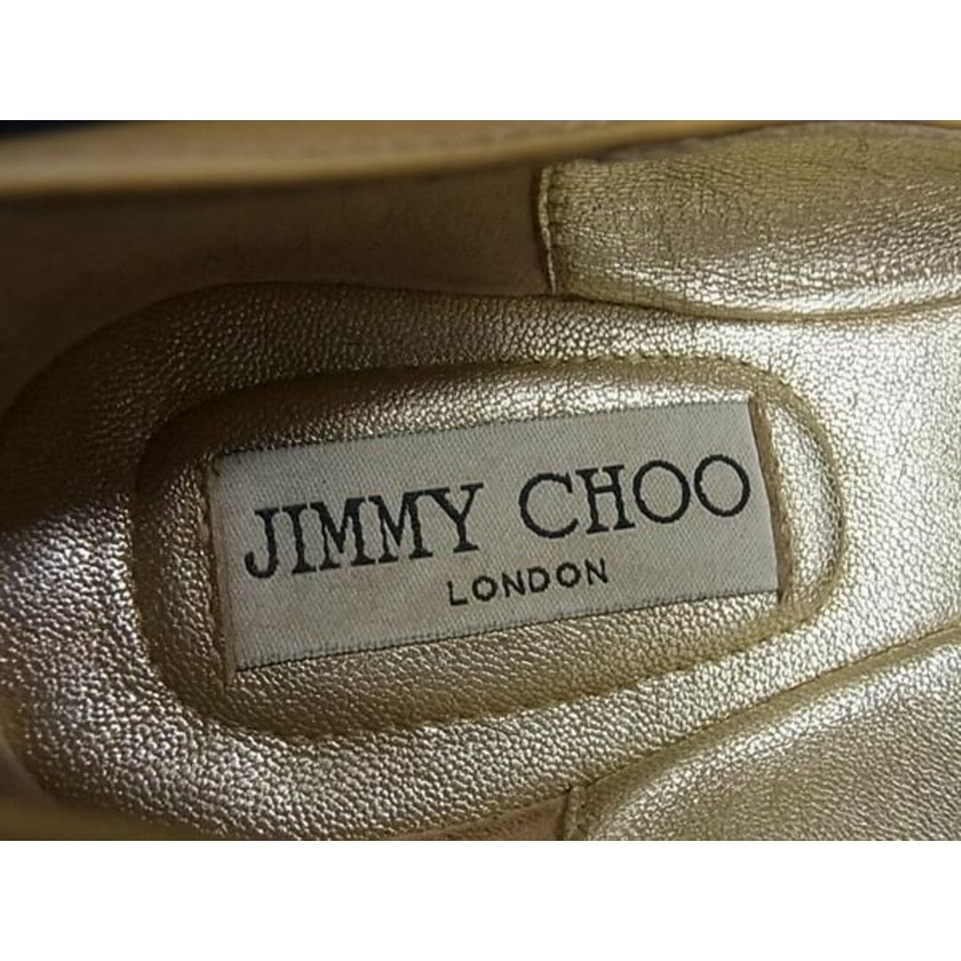 JIMMY CHOO - JIMMY CHOO ジミーチュウ レザー グリッター JIMMY CHOO - JIMMY CHOO ジミーチュウ レザー グリッター