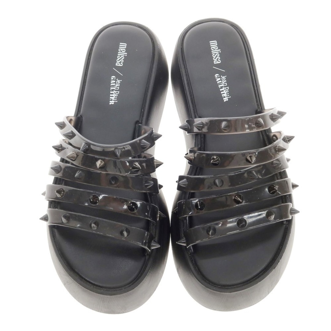 Jean-Paul GAULTIER - 【中古】ジャンポールゴルチエ JEAN-PAUL GAULTIER × melissa スタッズ  プラットフォーム サンダル ブラック【サイズ25 1/2】【レディース】の通販 by Ritaglio libro  リタリオリブロ｜ジャンポールゴルチエならラクマ