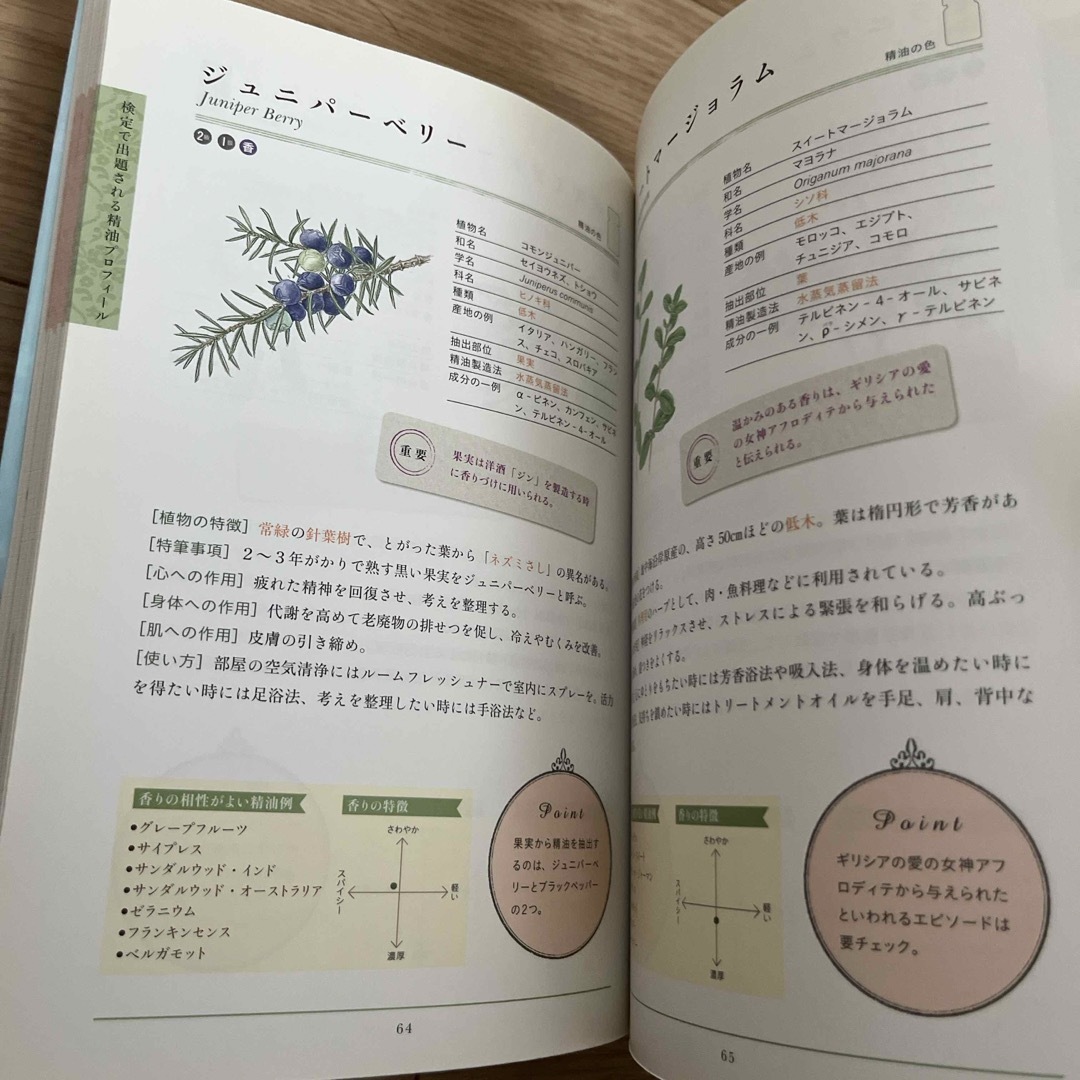 翔泳社(ショウエイシャ)のアロマテラピ－検定１級・２級合格テキスト＆問題集 エンタメ/ホビーの本(住まい/暮らし/子育て)の商品写真