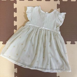 BeBe - 美品　べべ　スター　チュールワンピース