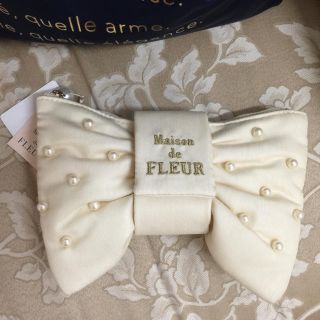 メゾンドフルール(Maison de FLEUR)のメゾンドフルールリボンポーチ⋈♡*｡ﾟ(ポーチ)