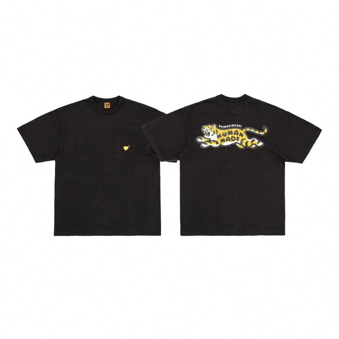 ヒューマンメイド POCKET T-SHIRT SHINSAIBASHI 黒L ヒューマンメイド POCKET T-SHIRT SHINSAIBASHI 黒L