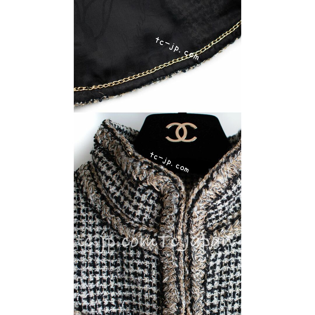 CHANEL - シャネル ジャケット CHANEL ブラック アイボリー CHANEL - シャネル ジャケット CHANEL ブラック アイボリー