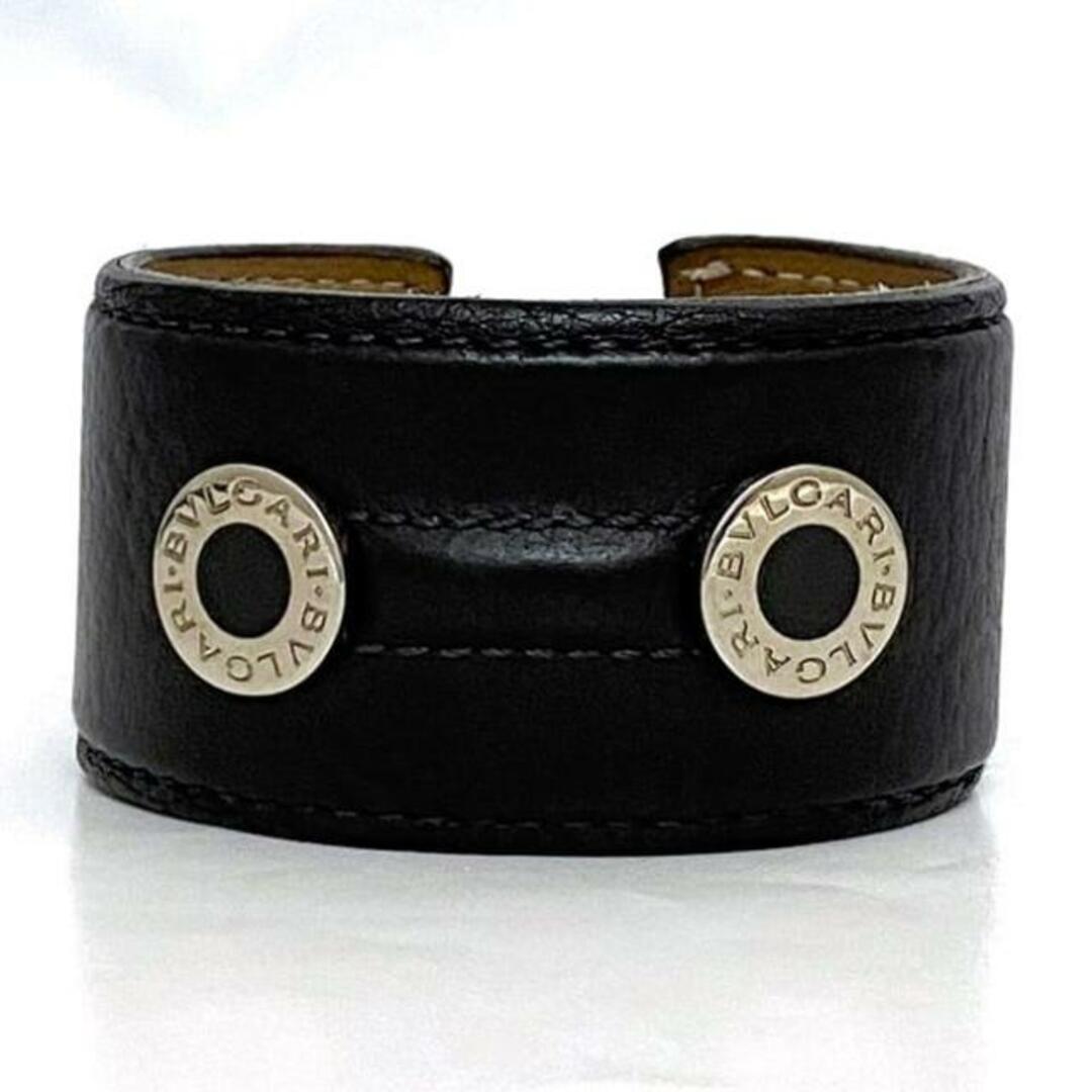 BVLGARI - ブルガリ バングル ブラック ブルガリブルガリ 美品 BVLGARI - ブルガリ バングル ブラック ブルガリブルガリ 美品