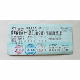 青春18きっぷ　2回(鉄道乗車券)