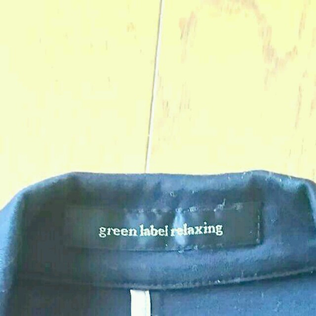 UNITED ARROWS green label relaxing(ユナイテッドアローズグリーンレーベルリラクシング)のグリーンレーベル 黒カットソーJK レディースのジャケット/アウター(テーラードジャケット)の商品写真