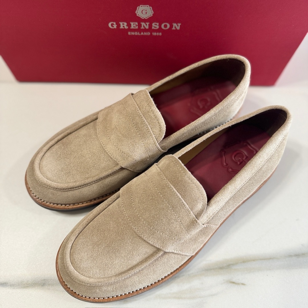 新品【GRENSON】グレンソン ローファー サイズ7・26cm ベージュ 新品【GRENSON】グレンソン ローファー サイズ7・26cm ベージュ