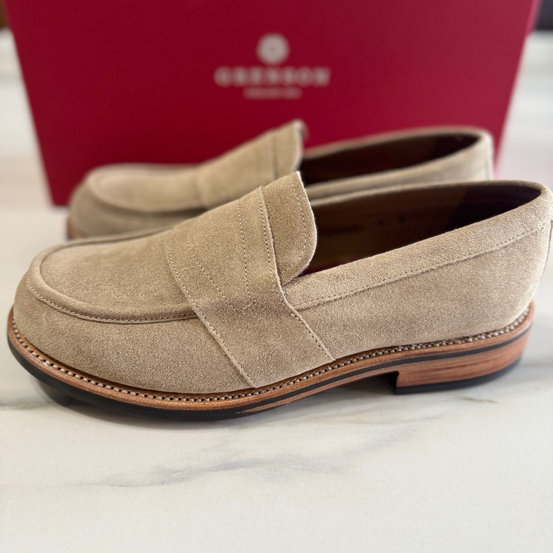 新品【GRENSON】グレンソン ローファー サイズ7・26cm ベージュ 新品【GRENSON】グレンソン ローファー サイズ7・26cm ベージュ