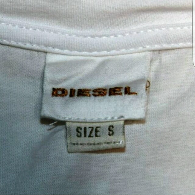 DIESEL(ディーゼル)のDIESEL♥ロゴTシャツ♥白Tシャツ レディースのトップス(Tシャツ(半袖/袖なし))の商品写真