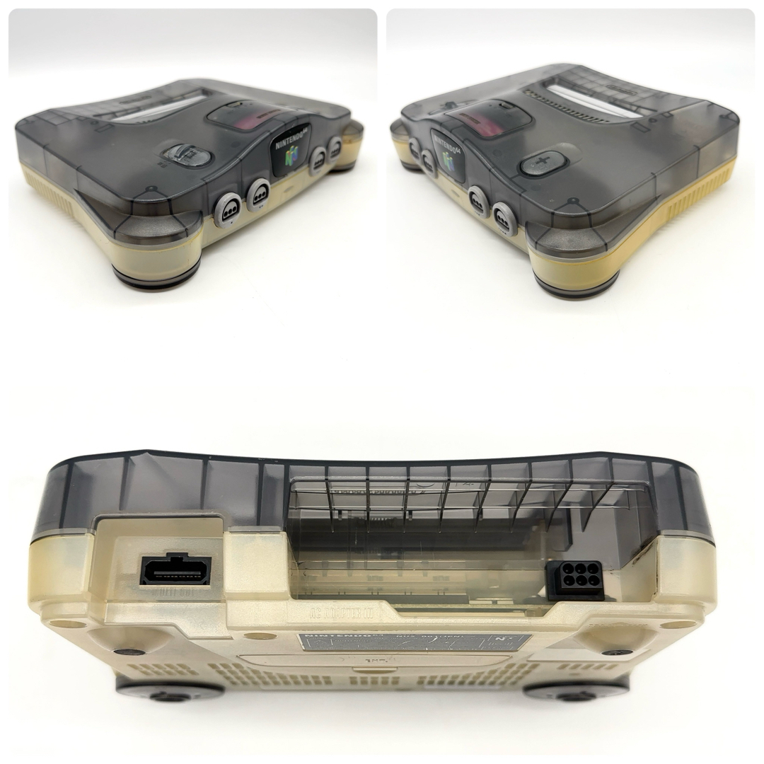希少/動作品】 N64 ニンテンドー64 本体 ジャスコ限定 クリア 希少/動作品】 N64 ニンテンドー64 本体 ジャスコ限定 クリア