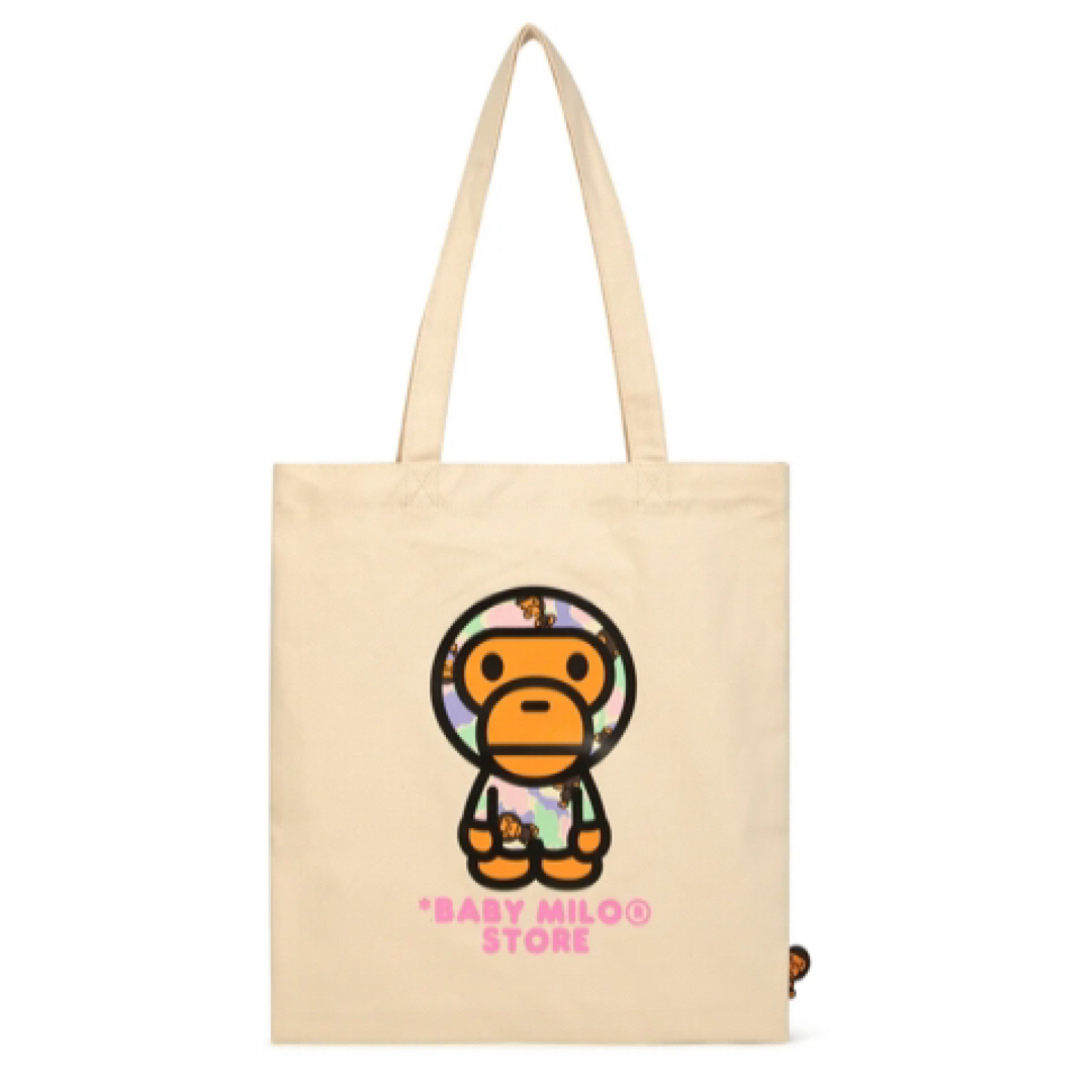 A BATHING APE - BABY MILO CANVAS TOTE BAG アベイシングエイプ
