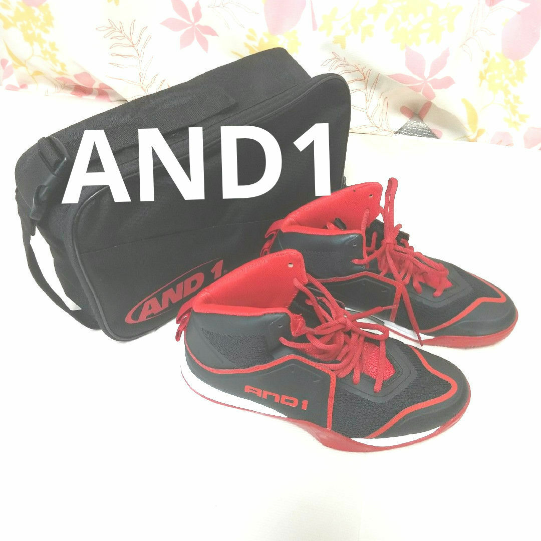 And1 - 未使用 AND1 バスケットシューズ(表示27.5cmより小さめ And1 - 未使用 AND1 バスケットシューズ(表示27.5cmより小さめ