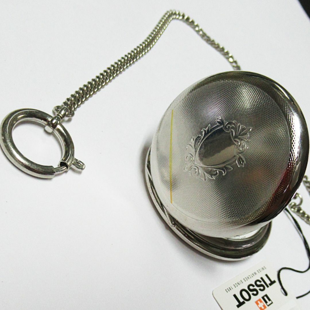 新品☆TISSOT(ティソ)ザボネット式クォーツ懐中時計 新品☆TISSOT(ティソ)ザボネット式クォーツ懐中時計
