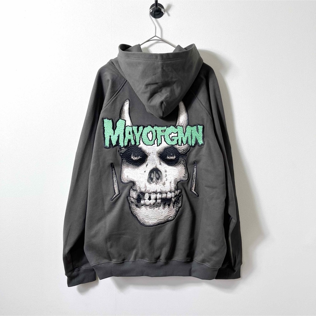 MAYO メイヨー Lサイズ スカル パーカー フーディ ラグラン 刺繍 MAYO メイヨー Lサイズ スカル パーカー フーディ ラグラン 刺繍