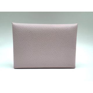 エルメス(HERMES)のHERMES エルメス カルヴィ デュオ ヴェルソ コインケース カードケース ヴォーエプソン モーヴシルベス B刻印 新品同様(コインケース)