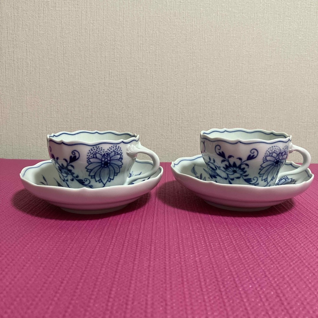 ユリ´sさん専用マイセン ブルーオニオン ティーカップアンドソーサー ユリ´sさん専用マイセン ブルーオニオン ティーカップアンドソーサー