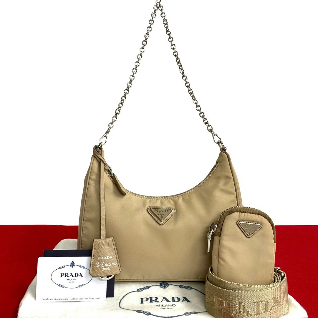 PRADA - 未使用 保管品 袋付 希少品 PRADA プラダ Re:Edition PRADA - 未使用 保管品 袋付 希少品 PRADA プラダ Re:Edition