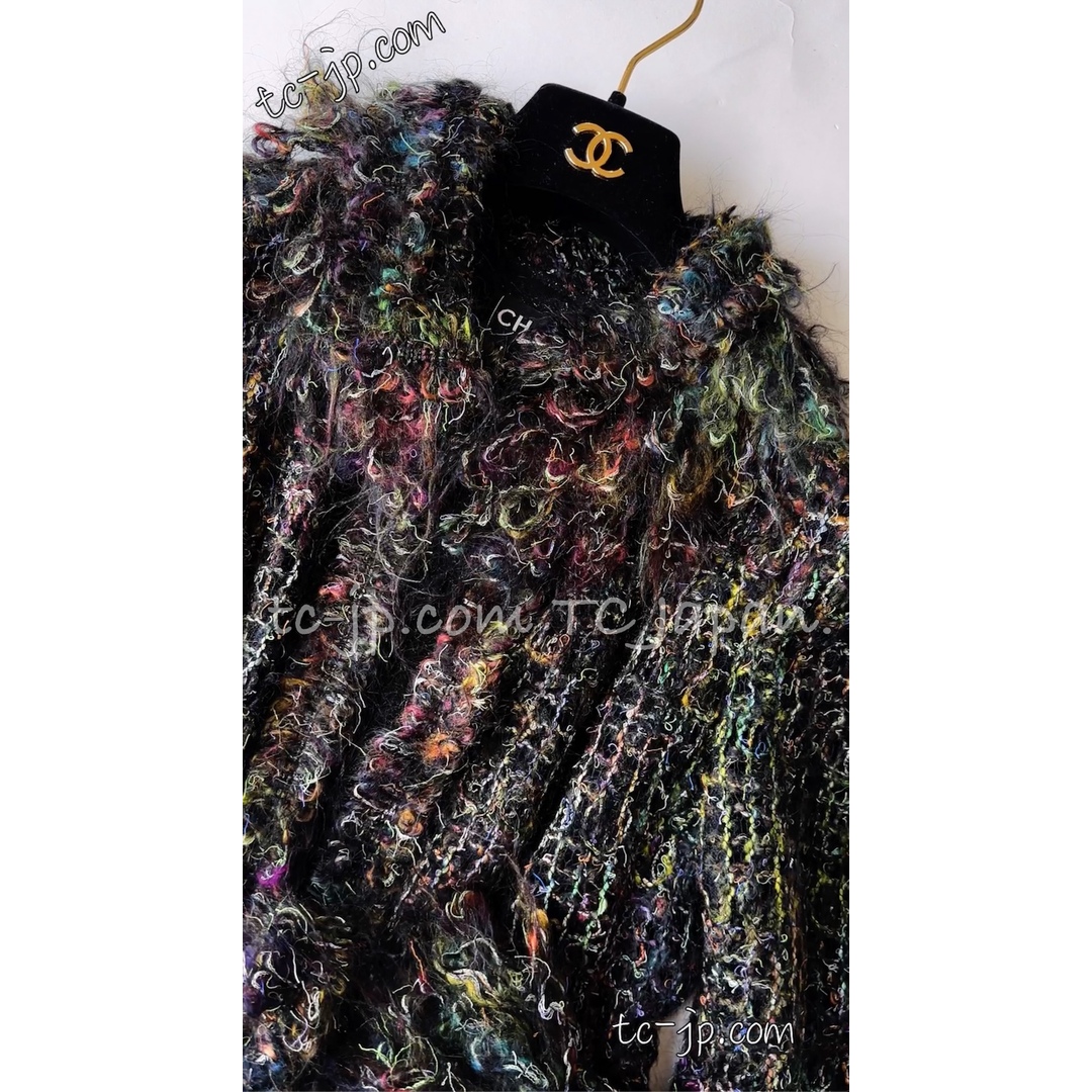 CHANEL - 114万 シャネル ジャケット CHANEL グリーン モヘア CHANEL - 114万 シャネル ジャケット CHANEL グリーン モヘア