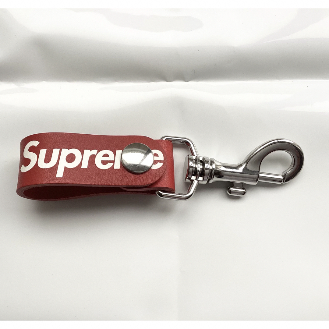 Supreme Leather Key Loopシュプリームレザーキーホルダー赤 Supreme Leather Key Loopシュプリームレザーキーホルダー赤
