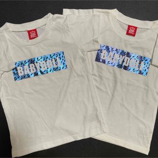 ベビードール　半袖　Tシャツ　100 双子　お揃い　2枚セット　幼稚園　保育園