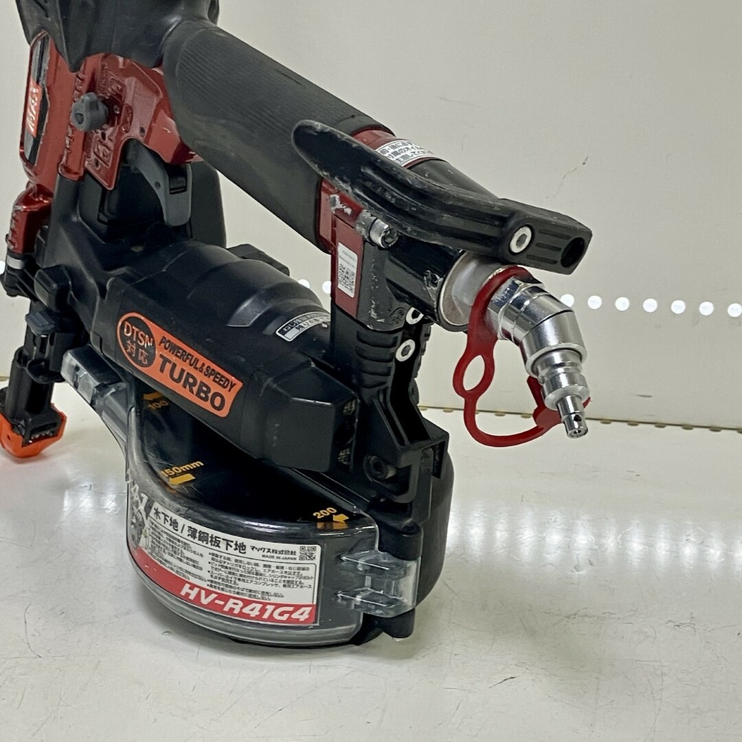 ЗЗMAX マックス 41mm 高圧 ねじ打ち機 本体のみ HV-R41G4 レッド ЗЗMAX マックス 41mm 高圧 ねじ打ち機 本体のみ HV-R41G4 レッド