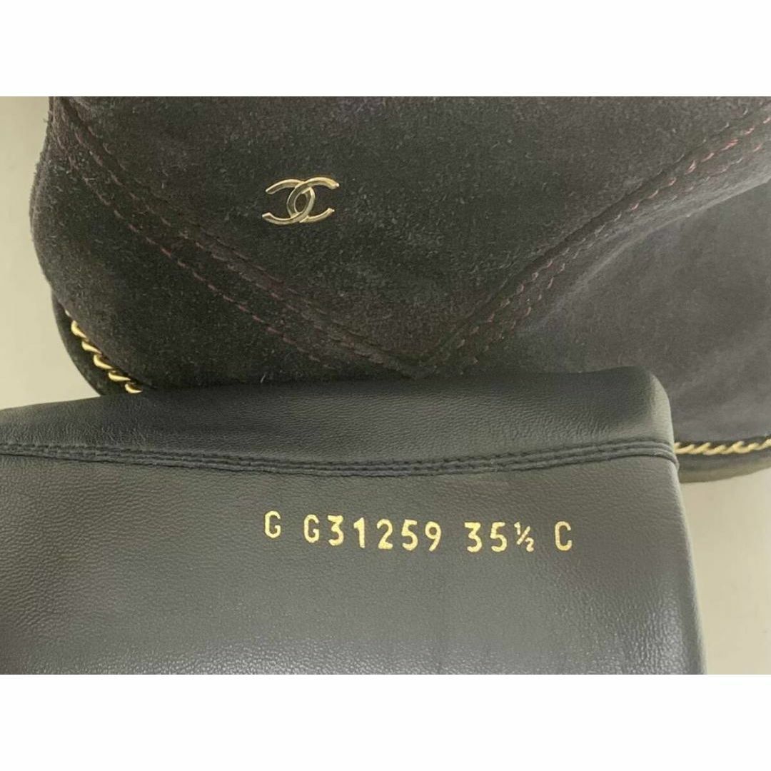 CHANEL - 美品 シャネル G31259 チェーン CC スエードロング CHANEL - 美品 シャネル G31259 チェーン CC スエードロング