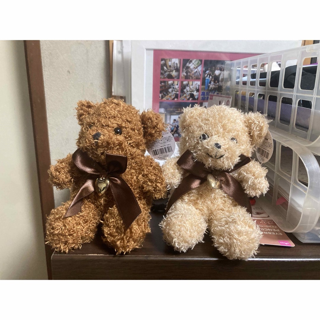 テディベアユーフォーキャッチャー2体 キッズ/ベビー/マタニティのおもちゃ(ぬいぐるみ/人形)の商品写真