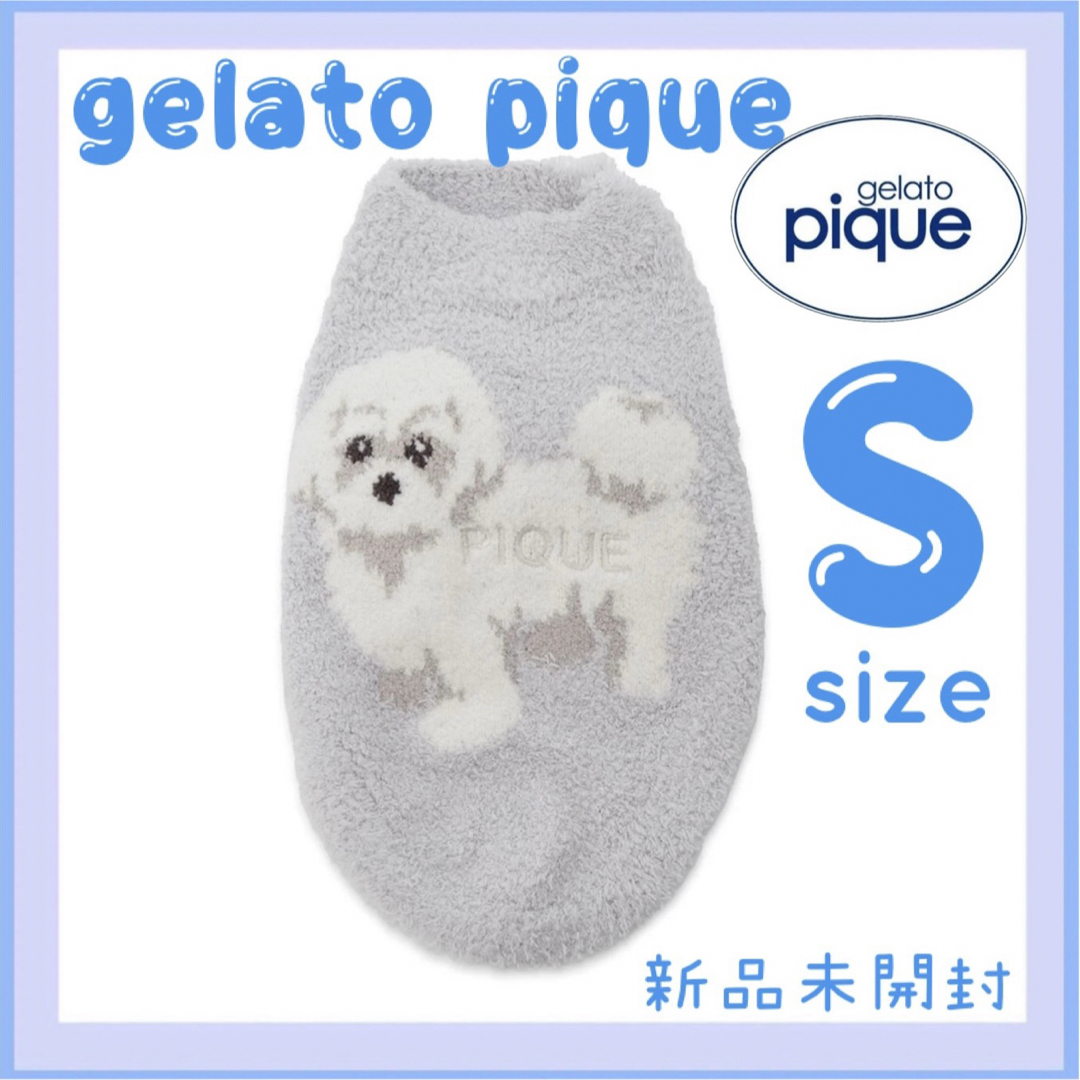 gelato pique - ジェラートピケ パウダーハイネックマルチーズ柄 gelato pique - ジェラートピケ パウダーハイネックマルチーズ柄