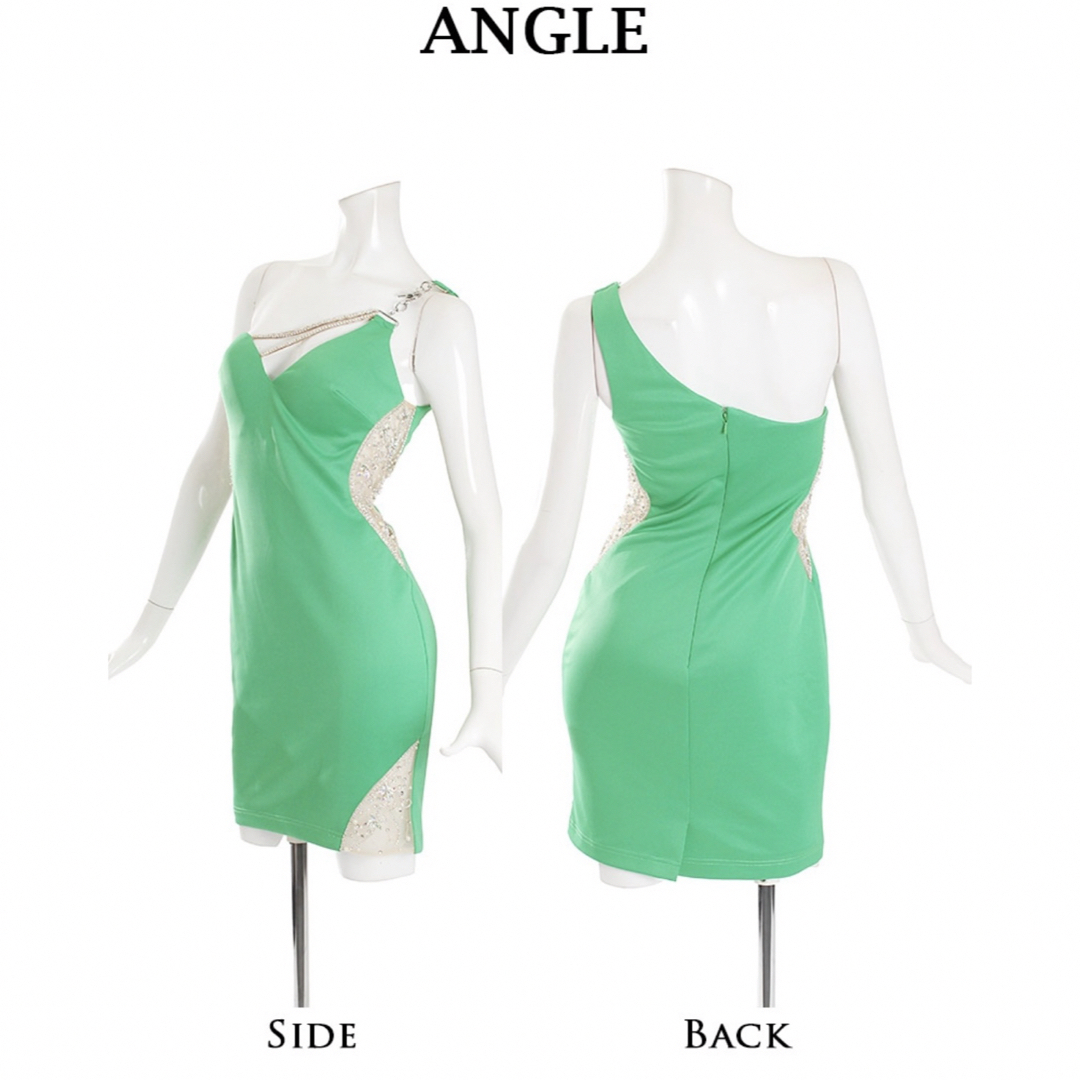 angel R】キャバドレス ミニドレス グリーン angel R】キャバドレス ミニドレス グリーン