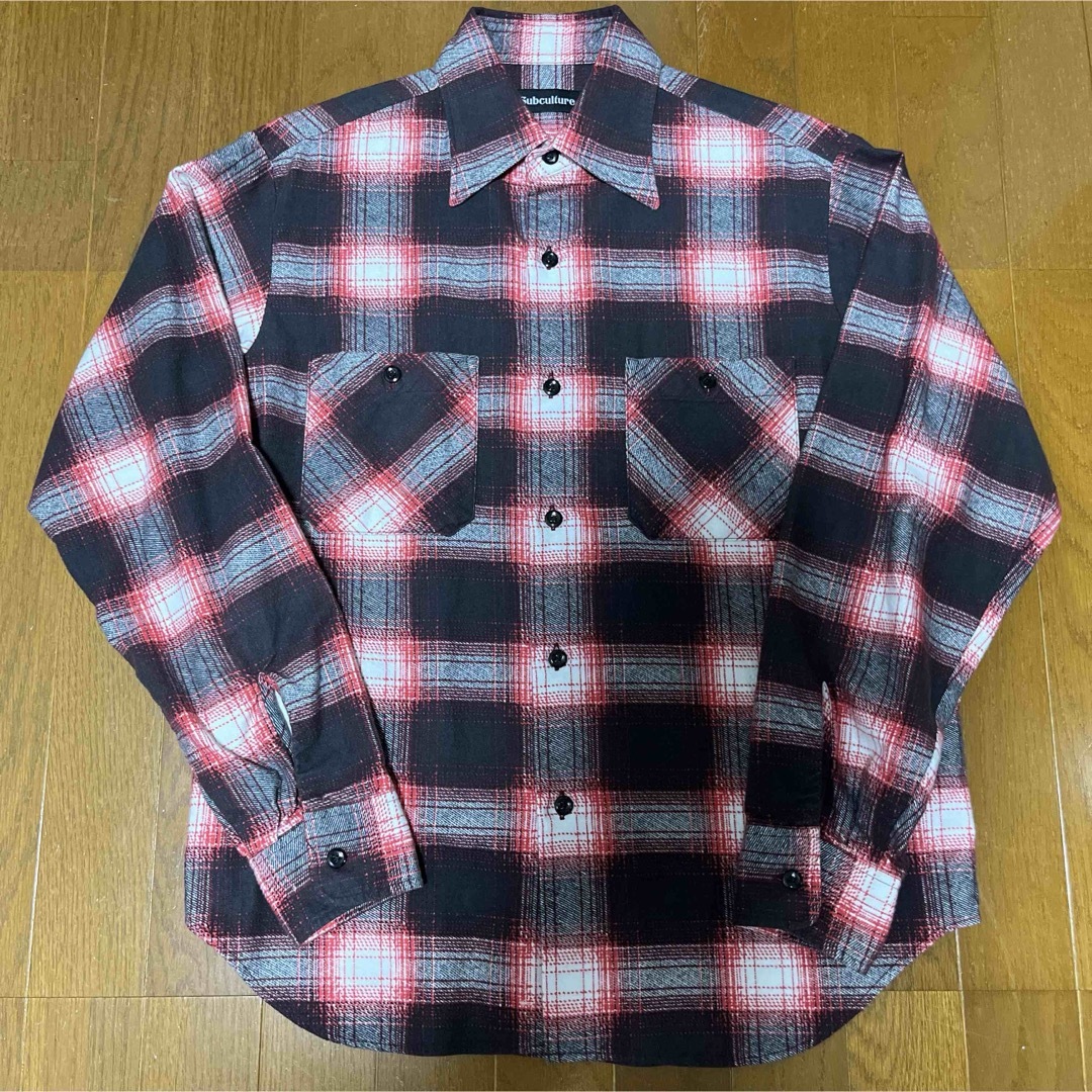 キムタク着 楽しくっ subculture チェックシャツ キムタク着 楽しくっ subculture チェックシャツ