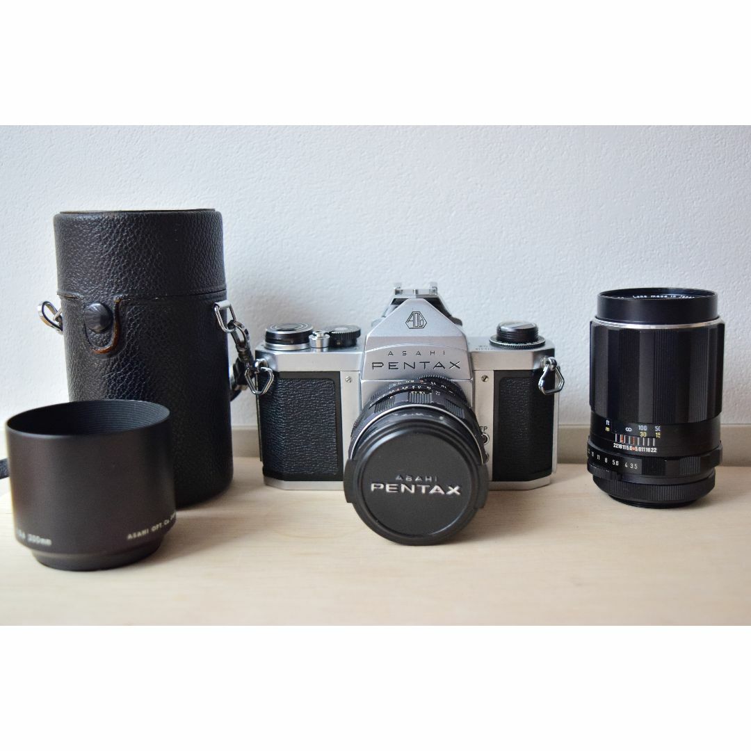完動品 PENTAX S2 フィルムカメラ 単焦点＆望遠レンズ付き 完動品 PENTAX S2 フィルムカメラ 単焦点＆望遠レンズ付き