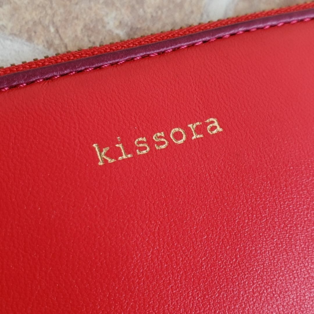 kissora - 訳有未使用 キソラ kissora ☆ レザー L字 長財布 kissora - 訳有未使用 キソラ kissora ☆ レザー L字 長財布