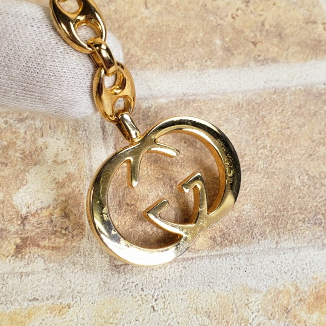 GUCCI - オールドグッチ ☆ ヴィンテージ GG キーホルダー GUCCI - オールドグッチ ☆ ヴィンテージ GG キーホルダー