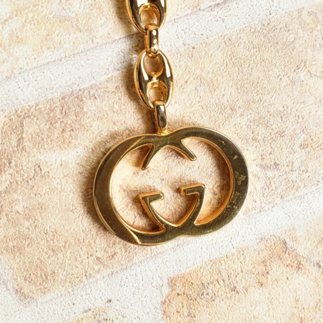 GUCCI - オールドグッチ ☆ ヴィンテージ GG キーホルダー GUCCI - オールドグッチ ☆ ヴィンテージ GG キーホルダー
