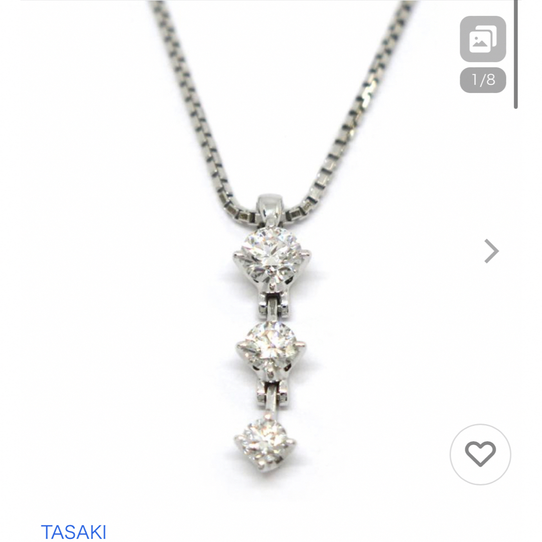 TASAKI 3連ダイヤネックレス TASAKI 3連ダイヤネックレス