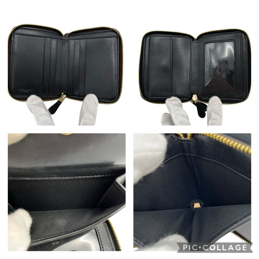 極美品✨ コーチ COACH 財布 PVC レザー シグネチャー ブラウン 財布 極美品✨ コーチ COACH 財布 PVC レザー シグネチャー ブラウン 財布