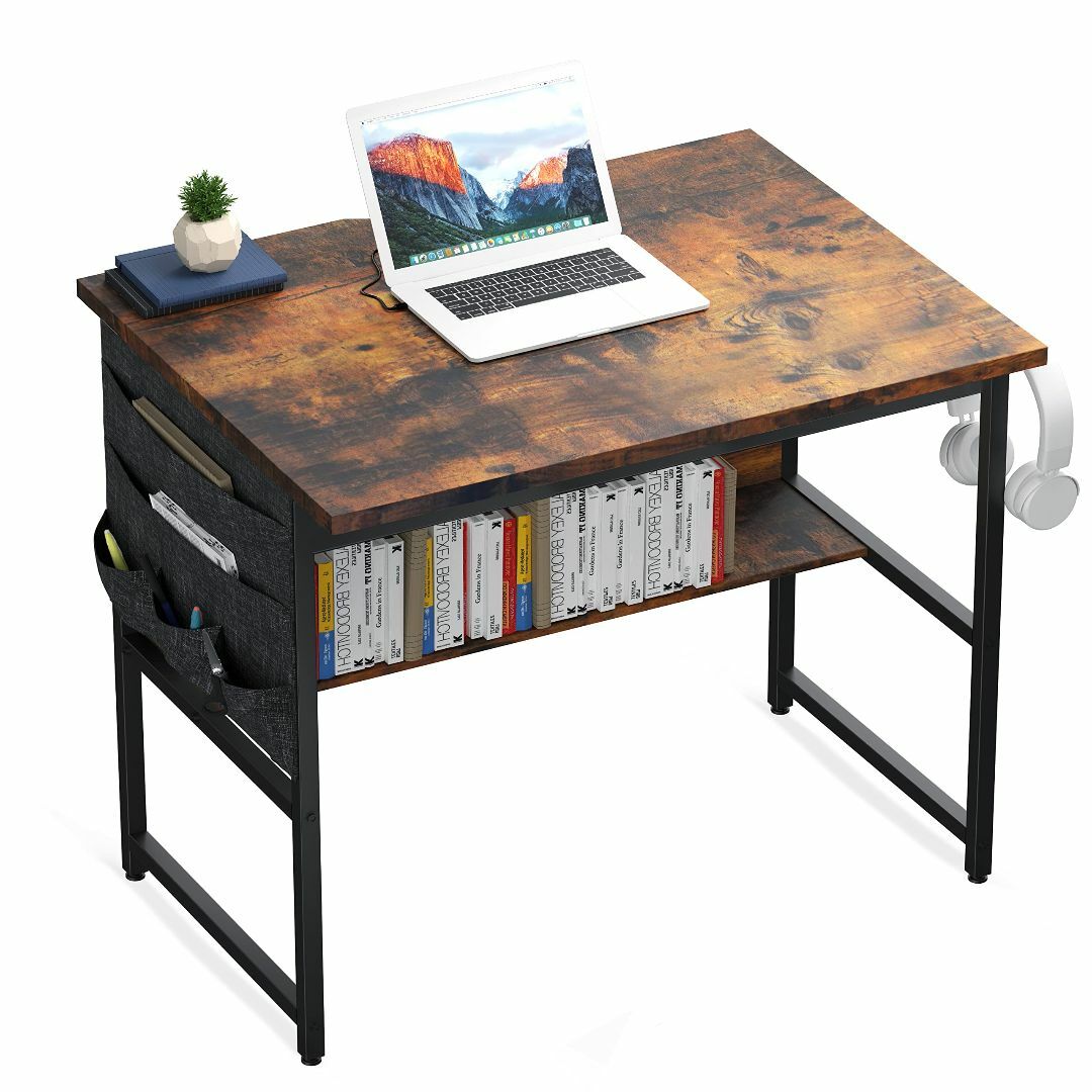 【色:ビンテージ_サイズ:80*50*72cm】ZXD 机 pcデスク ラック付 | フリマアプリ ラクマ 【色:ビンテージ_サイズ:80*50*72cm】ZXD 机 pcデスク ラック付 | フリマアプリ ラクマ